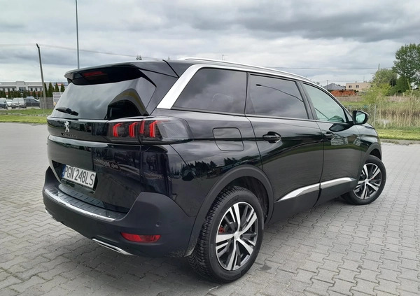 Peugeot 5008 cena 109900 przebieg: 36923, rok produkcji 2021 z Sośnicowice małe 211